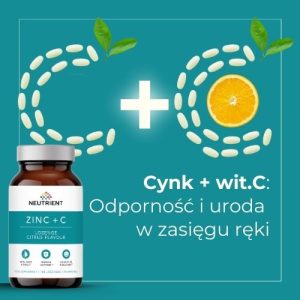 Neutrient Cynk + Witamina C: Odporność i uroda w zasięgu ręki